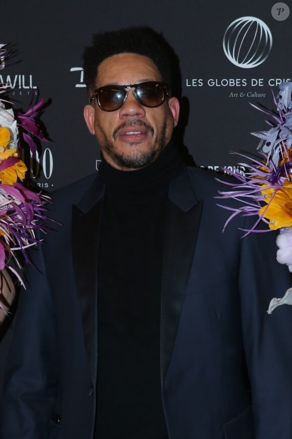 Joeystarr au photocall de la 11ème cérémonie des Globes de Cristal au Lido à Paris le 30 janvier 2017.