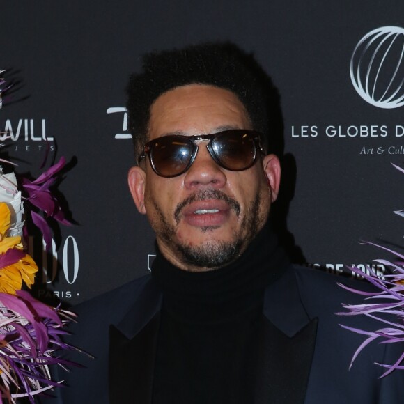 Joeystarr au photocall de la 11ème cérémonie des Globes de Cristal au Lido à Paris le 30 janvier 2017.