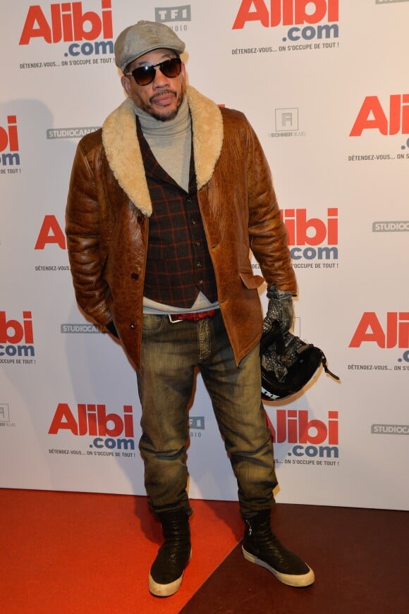JoeyStarr - Avant-première du film "Alibi.com" au cinéma Gaumont Opéra à Paris, le 31 janvier 2017.