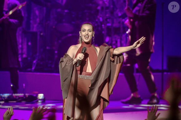 Exclusif - La chanteuse Tal en concert au théâtre Sébastopol de Lille le 8 mars 2017. © Stéphane Vansteenkiste