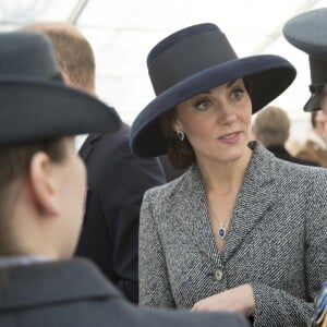 Catherine Kate Middleton, duchesse de Cambridge - La famille royale britannique à la réception qui suit l'inauguration d'un monument à la mémoire des soldats britanniques tombés en Irak et en Afghanistan à Londres le 9 mars 2017.  Royal family attends a reception after the Iraq and Afghanistan Memorial Dedication and Unveiling. 9th March 2017 London UK09/03/2017 - Londres