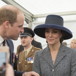 Le prince William, duc de Cambridge et Catherine Kate Middleton, duchesse de Cambridge - La famille royale britannique à la réception qui suit l'inauguration d'un monument à la mémoire des soldats britanniques tombés en Irak et en Afghanistan à Londres le 9 mars 2017.  Royal family attends a reception after the Iraq and Afghanistan Memorial Dedication and Unveiling. 9th March 2017 London UK09/03/2017 - Londres