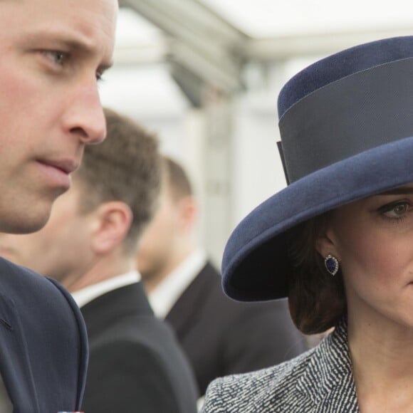 Le prince William, duc de Cambridge et Catherine Kate Middleton, duchesse de Cambridge - La famille royale britannique à la réception qui suit l'inauguration d'un monument à la mémoire des soldats britanniques tombés en Irak et en Afghanistan à Londres le 9 mars 2017.  Royal family attends a reception after the Iraq and Afghanistan Memorial Dedication and Unveiling. 9th March 2017 London UK09/03/2017 - Londres