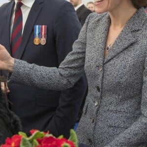 Le prince William, duc de Cambridge et Catherine Kate Middleton, duchesse de Cambridge - La famille royale britannique à la réception qui suit l'inauguration d'un monument à la mémoire des soldats britanniques tombés en Irak et en Afghanistan à Londres le 9 mars 2017.  Royal family attends a reception after the Iraq and Afghanistan Memorial Dedication and Unveiling. 9th March 2017 London UK09/03/2017 - Londres