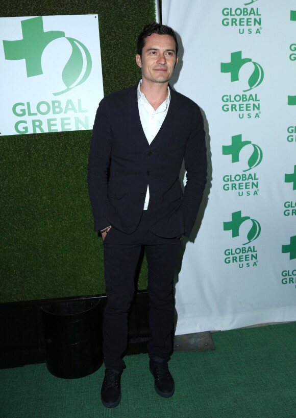 Orlando Bloom à la soirée Global Green Pre Oscar à TAO Hollywood à Los Angeles, le 22 février 2017.