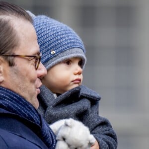 Le prince Daniel et le prince Oscar - Céremonie en l'honneur de la princesse Victoria de Suède le jour de la Sainte Victoria au palais Royale à Stockholm le 12 mars 2017 12/03/2017 - Stockholm