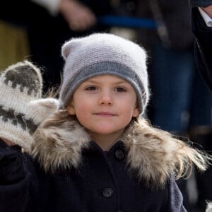 La princesse Estelle - Céremonie en l'honneur de la princesse Victoria de Suède le jour de la Sainte Victoria au palais Royal à Stockholm le 11 mars 2017.  Crown Princess Victoria of Sweden celebrates her name day with Prince Daniel, Princess Estelle and Prince Oscar at The Royal Palace in Stockholm, Sweden on march 12, 201712/03/2017 - Stockholm