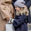 La princesse Estelle - Céremonie en l'honneur de la princesse Victoria de Suède le jour de la Sainte Victoria au palais Royale à Stockholm le 12 mars 2017 12/03/2017 - Stockholm