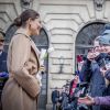 Céremonie en l'honneur de la princesse Victoria de Suède le jour de la Sainte Victoria au palais Royale à Stockholm le 12 mars 2017 12/03/2017 - Stockholm