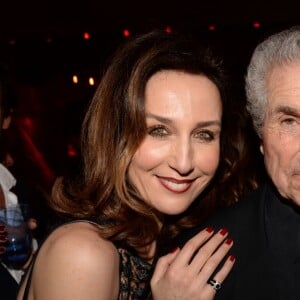 Semi-exclusif - Elsa Zylberstein et Claude Lelouch lors de l'after party du film "Chacun sa vie" à L'Arc à Paris, France, le 13 mars 2017. © Rachid Bellak/Bestimage