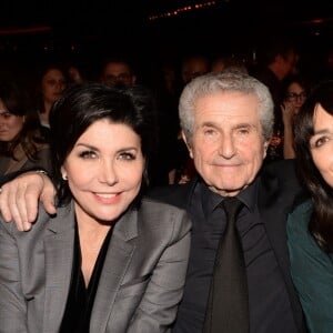 Semi-exclusif - Liane Foly, Claude Lelouch et sa compagne Valérie Perrin lors de l'after party du film "Chacun sa vie" à L'Arc à Paris, France, le 13 mars 2017. © Rachid Bellak/Bestimage