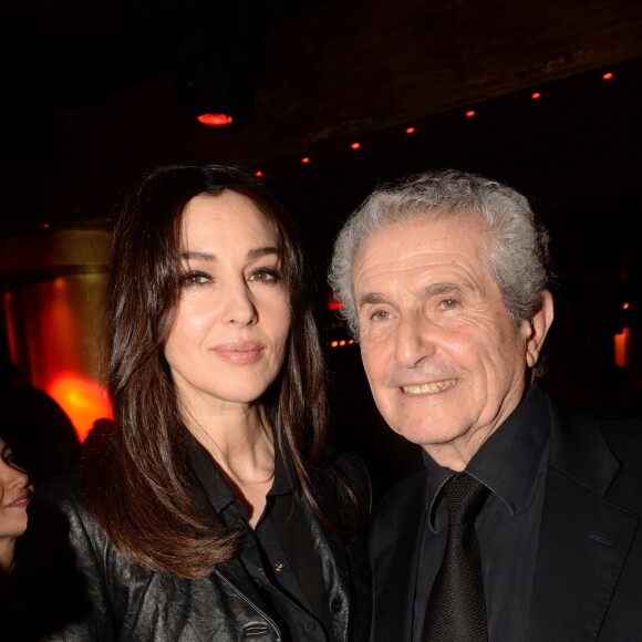 Semi-exclusif - Monica Bellucci et Claude Lelouch lors de l'after party du film "Chacun sa vie" à L'Arc à Paris, France, le 13 mars 2017. © Rachid Bellak/Bestimage