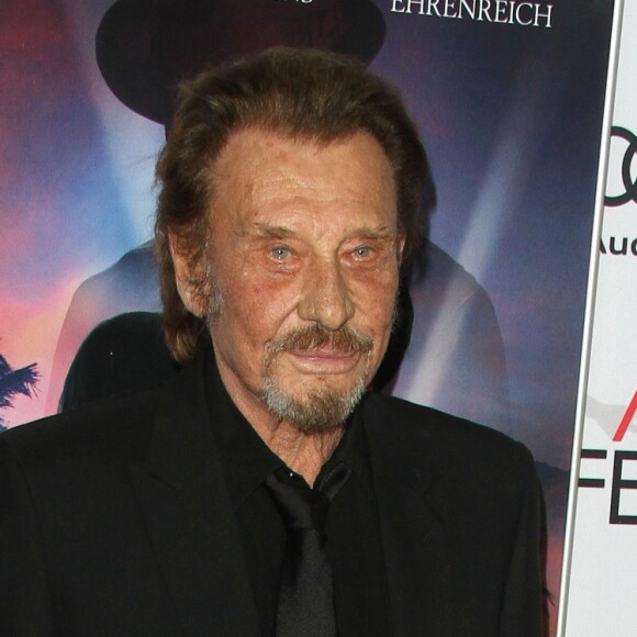 Johnny Hallyday à la première de "Rules Don't Apply" à Los Angeles, le 10 novembre 2016.