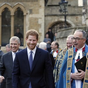 Le prince Harry - Arrivées à la messe célébrée à l'occasion de la journée du Commonwealth à l'Abbaye de Westminster à Londres. Le 13 mars 2017