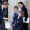 Le prince Harry - Arrivées à la messe célébrée à l'occasion de la journée du Commonwealth à l'Abbaye de Westminster à Londres. Le 13 mars 2017