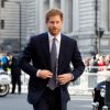 Le prince Harry - Arrivées à la messe célébrée à l'occasion de la journée du Commonwealth à l'Abbaye de Westminster à Londres. Le 13 mars 2017