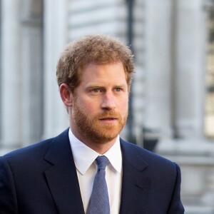 Le prince Harry - Arrivées à la messe célébrée à l'occasion de la journée du Commonwealth à l'Abbaye de Westminster à Londres. Le 13 mars 2017