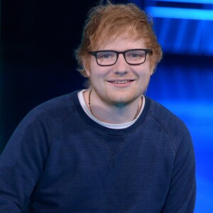 Ed Sheeran - People sur le plateau de l'émission "Che Tempo Che Fa" à Milan, le 12 mars 2017.