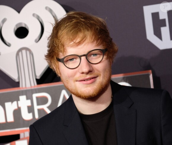 Ed Sheeran à la soirée iHeartRadio Music awards à Inglewood, le 5 mars 2017