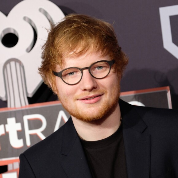 Ed Sheeran à la soirée iHeartRadio Music awards à Inglewood, le 5 mars 2017