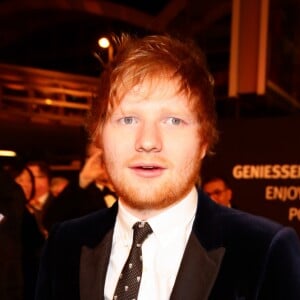 Ed Sheeran - Les célébrités arrivent à la 52ème cérémonie des Golden Camera Awards à Hambourg le 4 mars 2017.