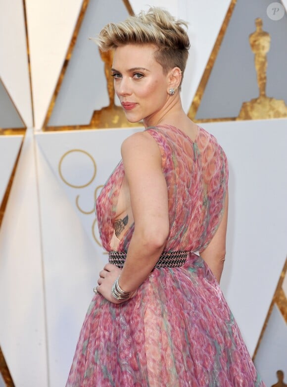 Scarlett Johansson à la 89ème cérémonie des Oscars au Hollywood & Highland Center à Hollywood, Los Angeles, Califonie, Etats-Unis, le 26 février 2017.