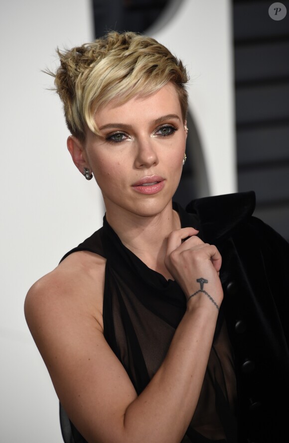 Scarlett Johansson - Vanity Fair Oscar viewing party 2017 au Wallis Annenberg Center for the Performing Arts à Berverly Hills, le 26 février 2017. © Chris Delmas/Bestimage
