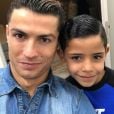Cristiano Ronaldo et son fils Cristiano Jr. Photo Instagram.