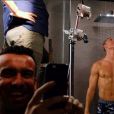 Cristiano Ronaldo et ses abdos sous la douche. Photo Instagram.