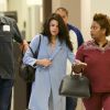 Selena Gomez arrive à l'aéroport d'Atlanta, le 1er mars 2017