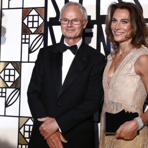 Le prince Alvaro de Orléans-Bourbon et la princesse Antonella de Orléans-Bourbon - 63ème Bal de la Rose sur le thème de la Sécession Viennoise, imaginé par K.Lagerfeld au profit de la Fondation Princesse Grace dans la Salle des Etoiles au Sporting Monte Carlo à Monaco, le 18 mars 2017. © Claudia Albuquerque/Bestimage