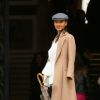 Flora Coquerel - Arrivées au défilé de mode prêt-à-porter automne-hiver 2017/2018 "Giambattsita Valli" à Paris. Le 6 mars 2017