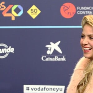 Shakira au photocall des 40èmes Music Awards à Barcelone, le 1er décembre 2016.