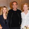 Tristane Banon, Nikos Aliagas, Claire Verneil et Caroline Faindt lors de la soirée des "Femmes de talent" à la boutique Apostrophe à Paris, France, le 21 mars 2017.