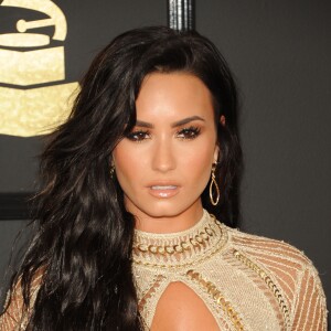 Demi Lovato à la 59ème soirée annuelle des Grammy Awards au théâtre Microsoft à Los Angeles, le 12 février 2017