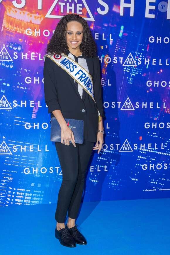 Alicia Aylies (Miss France 2017) - Avant-première du film "Ghost in the Shell" au Grand Rex à Paris, le 21 mars 2017. © Olivier Borde/Bestimage