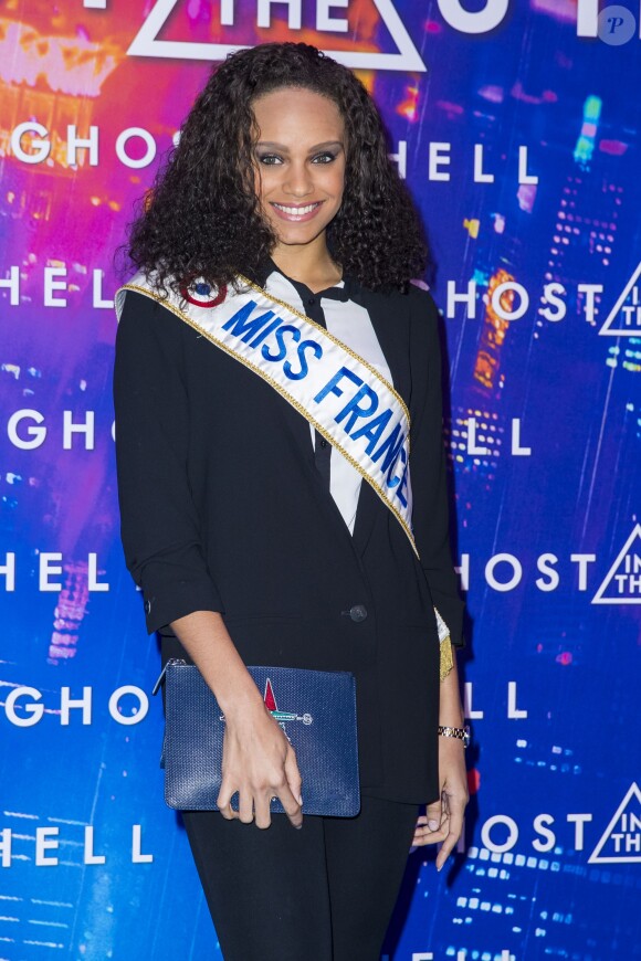 Alicia Aylies (Miss France 2017) - Avant-première du film "Ghost in the Shell" au Grand Rex à Paris, le 21 mars 2017. © Olivier Borde/Bestimage