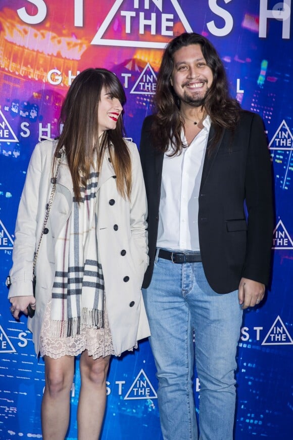 Lulu Gainsbourg et sa compagne Lilou - Avant-première du film "Ghost in the Shell" au Grand Rex à Paris, le 21 mars 2017. © Olivier Borde/Bestimage