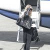 Ashley Olsen - Ashley et Mary-Kate Olsen quittent Saint-Barthélemy après avoir passé quelques jours de vacances à Saint-Barthélemy le 8 janvier 2017
