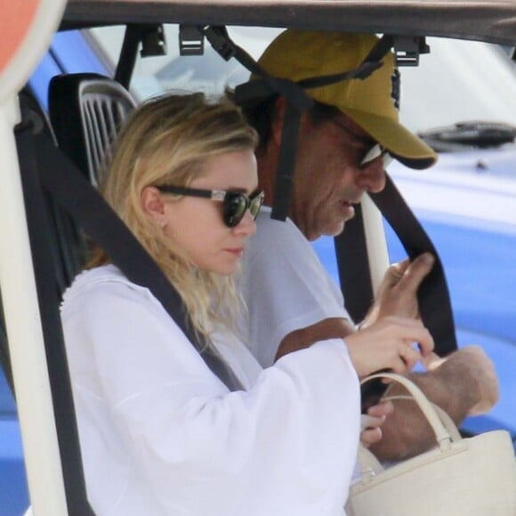 Ashley Olsen et Richard Sachs passent le weekend ensemble à Saint Barthélemey dans la villa de Richard le 27 novembre 2016.