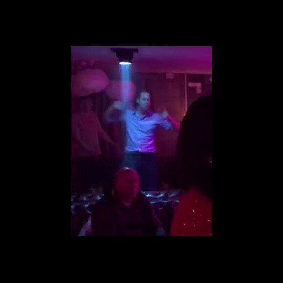 Le prince William au club Farinet à Verbier le 12 mars 2017.