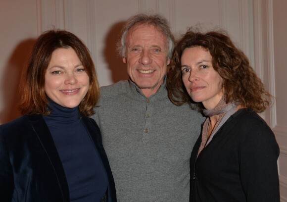 Alexandra Kazan, François Bernheim et Sylvie Loeillet participent au cocktail pour fêter le 100e épisode de la série Section de recherches et le lancement de la diffusion de la 9e saison, à Paris, le 5 février 2015. 