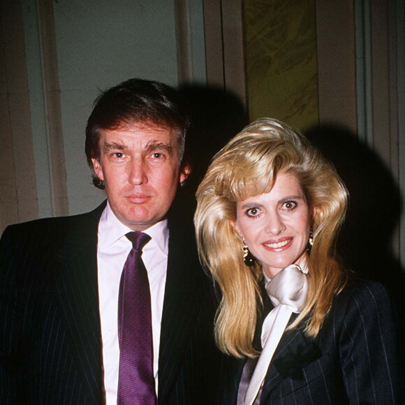 Donald et Ivana Trump à New York en 1990