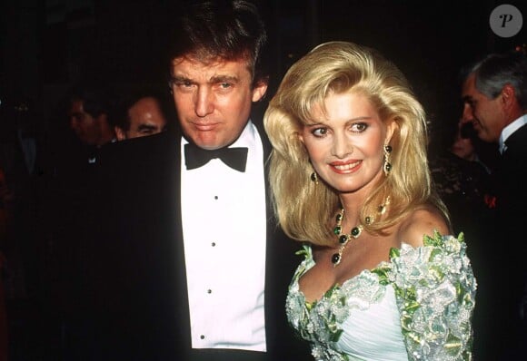 Donald et Ivana Trump à New York en 1985