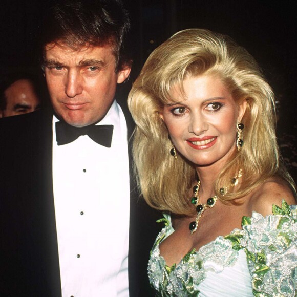 Donald et Ivana Trump à New York en 1985