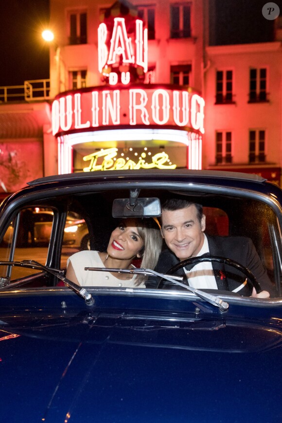 Exclusif - Shy'm et Roch Voisine - Emission "Tous au Moulin Rouge pour le sidaction" au Moulin Rouge à Paris le 20 mars 2017. L'émission sera diffusée sur France 2 le samedi 25 mars à 21h00. © Cyril Moreau - Dominique Jacovides / Bestimage