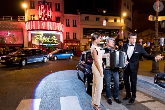 Exclusif - Shy'm et Roch Voisine - "Tous au Moulin Rouge pour le sidaction" au Moulin Rouge à Paris le 20 mars 2017. L'émission sera diffusée sur France 2 le samedi 25 mars à 21h00. © Cyril Moreau - Dominique Jacovides / Bestimage