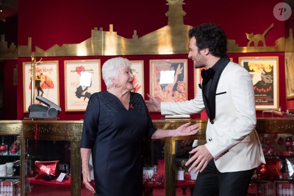 Exclusif - Line Renaud et Amir Haddad - "Tous au Moulin Rouge pour le sidaction" au Moulin Rouge à Paris le 20 mars 2017. L'émission sera diffusée sur France 2 le samedi 25 mars à 21h00. © Cyril Moreau - Dominique Jacovides / Bestimage