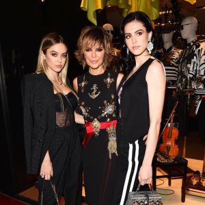 Lisa Rinna et ses filles Delilah Hamlin et Amelia Hamlin à la soirée Dolce & Gabbana organisée à Los Angeles, le 23 mars 2017