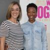 Samira Wiley et Lauren Morelli à la première de "War Dogs" à Los Angeles, le 15 août 2016.